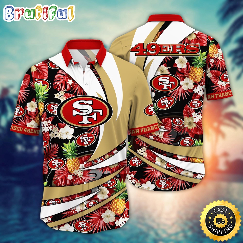 NFL San Francisco 49ers Hawaii Shirt Flower Classic Hawaiian Prints