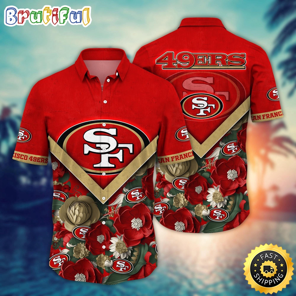 NFL San Francisco 49ers Hawaii Shirt Flower Summer Ready Shirts