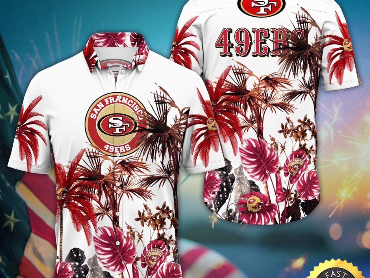 NFL San Francisco 49ers Hawaii Shirt Palm Tree Aloha Shirt