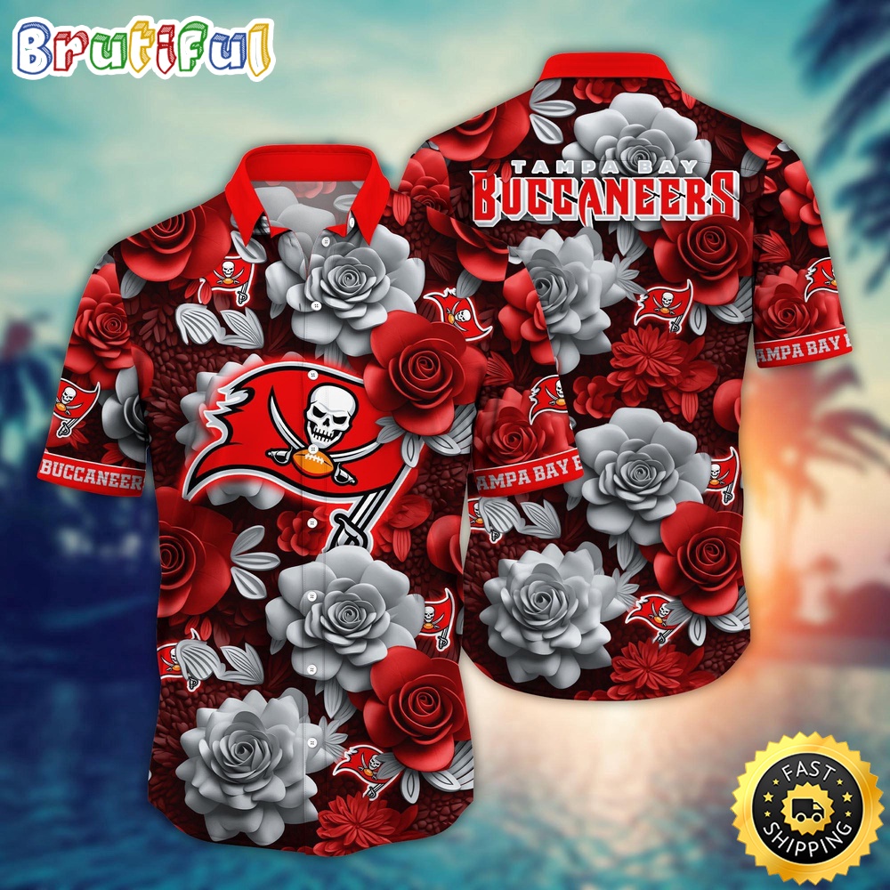 NFL Tampa Bay Buccaneers Hawaii Shirt Flower Aloha Spirit Shirts