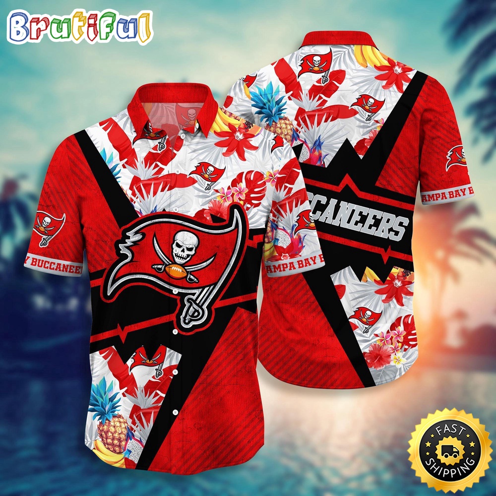 NFL Tampa Bay Buccaneers Hawaii Shirt Flower Island Inspired Apparel