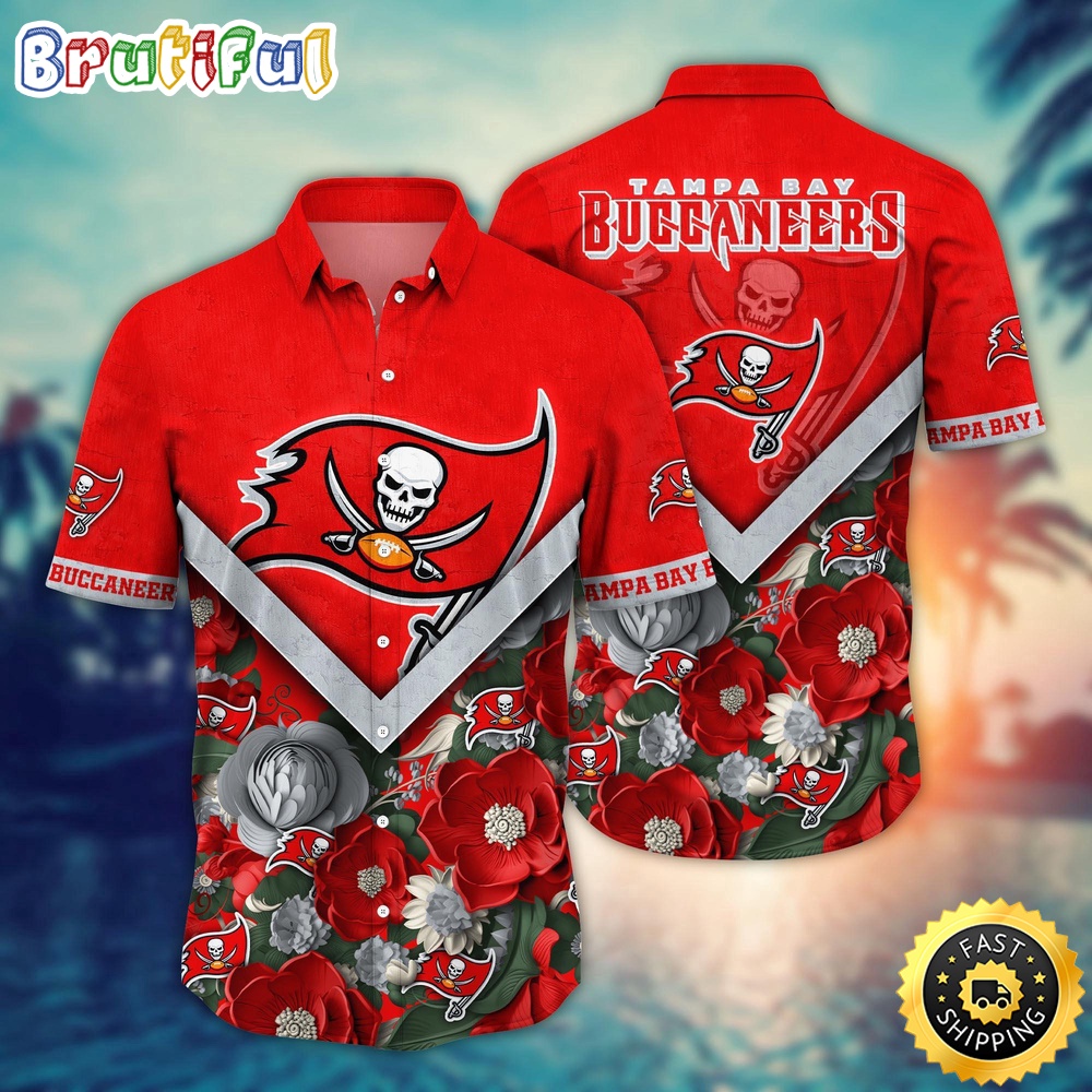 NFL Tampa Bay Buccaneers Hawaii Shirt Flower Summer Ready Shirts