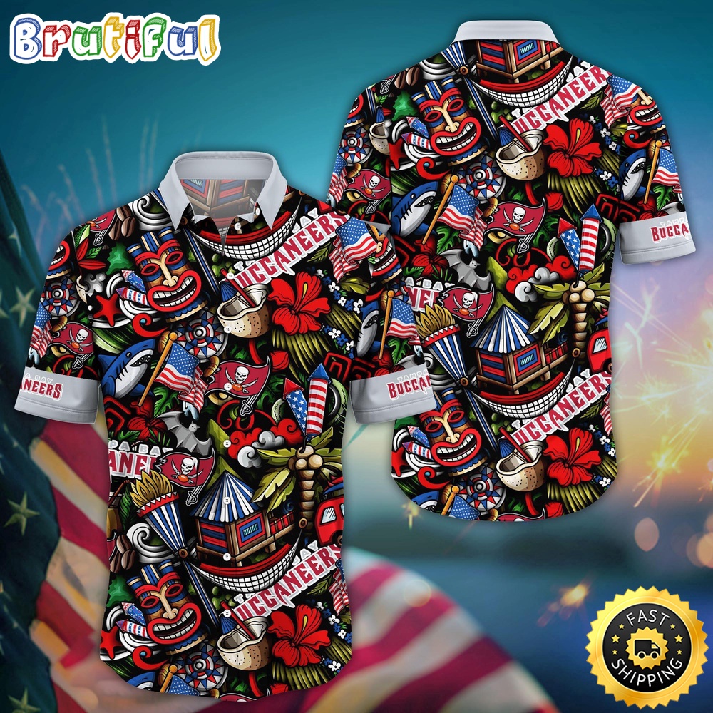 NFL Tampa Bay Buccaneers Hawaii Shirt Tiki Me Off Aloha Shirt