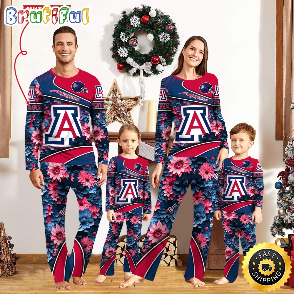 Personalized NCAA Arizona Wildcats Pajamas For Family Pajamas Sport Fans