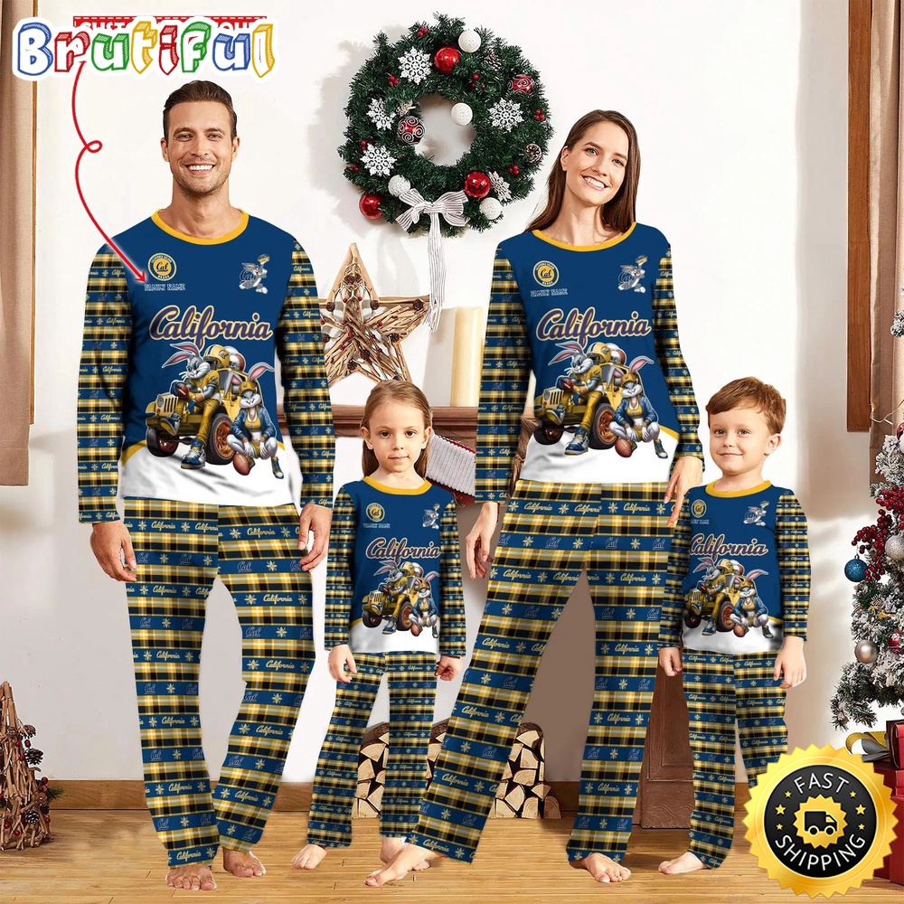 Personalized NCAA California Golden Bears Pajamas For Family