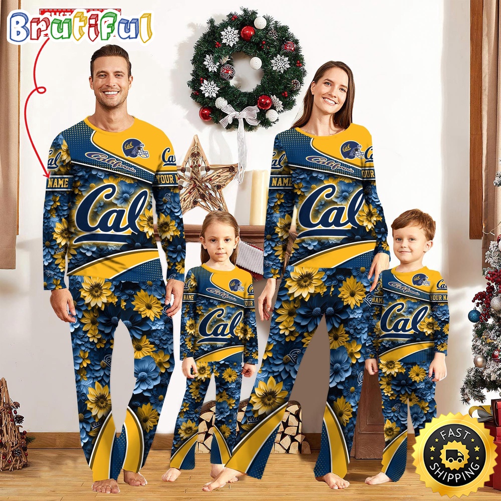 Personalized NCAA California Golden Bears Pajamas For Family Pajamas Sport Fans