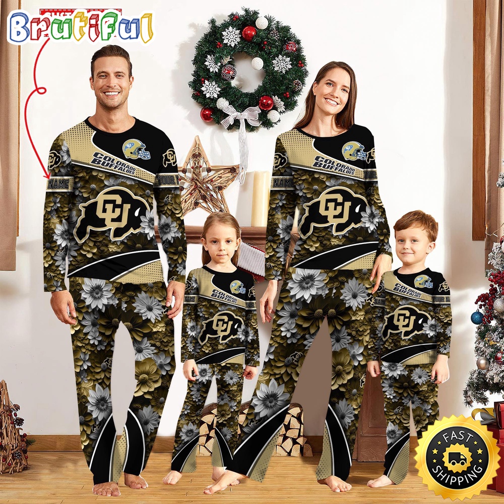 Personalized NCAA Colorado Buffaloes Pajamas For Family Pajamas Sport Fans