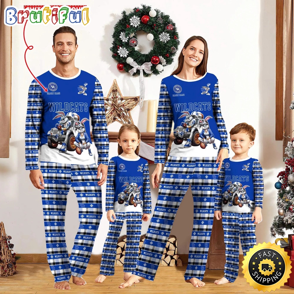 Personalized NCAA Kentucky Wildcats Pajamas For Family
