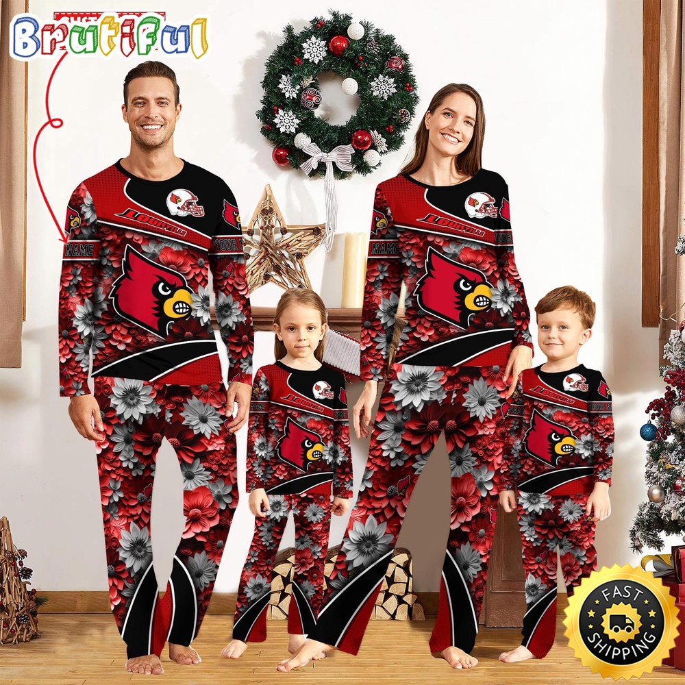 Personalized NCAA Louisville Cardinals Pajamas For Family Pajamas Sport Fans