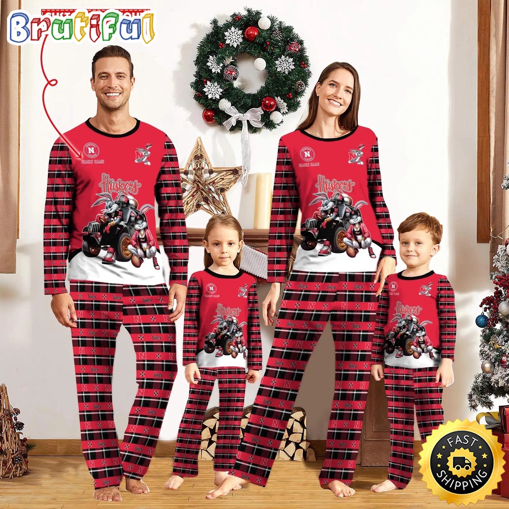 Personalized NCAA Nebraska Cornhuskers Pajamas For Family