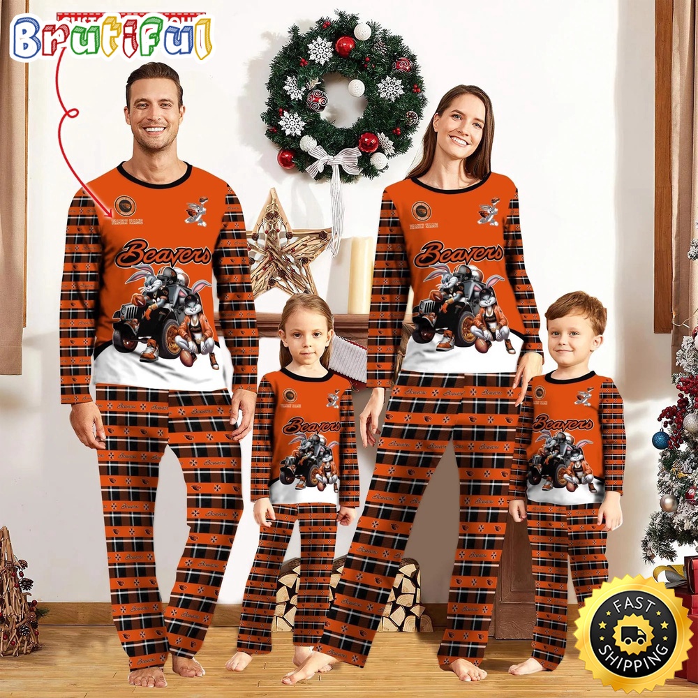 Personalized NCAA Oregon State Beavers Pajamas For Family