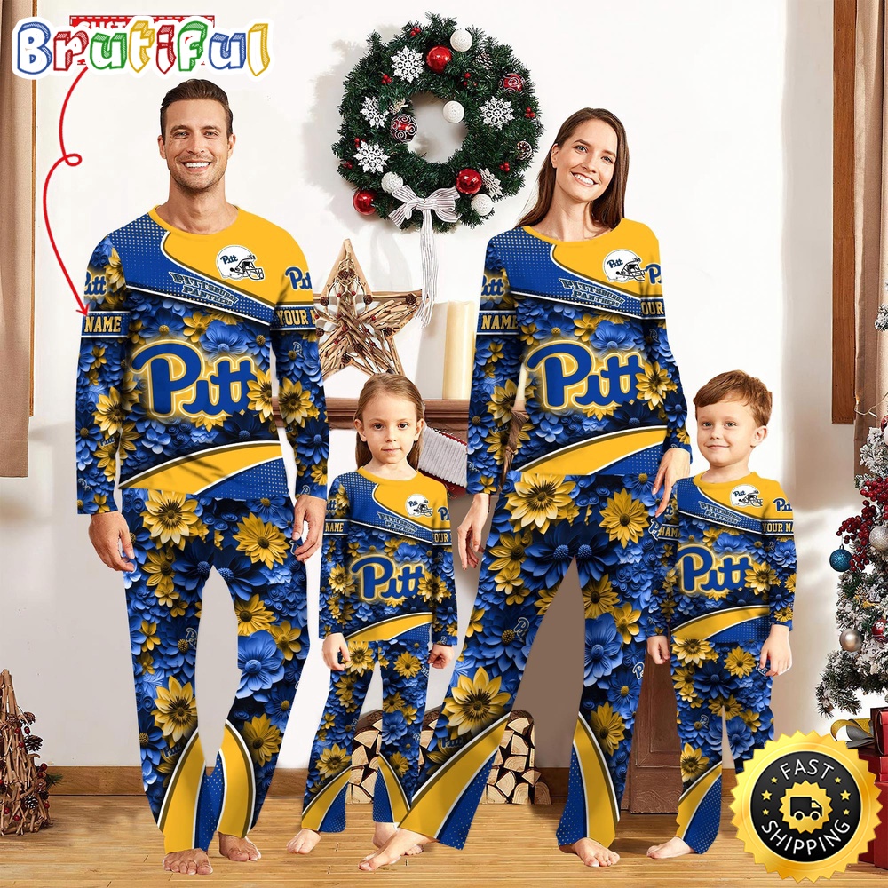 Personalized NCAA Pittsburgh Panthers Pajamas For Family Pajamas Sport Fans