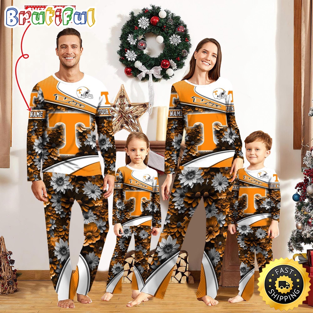 Personalized NCAA Tennessee Volunteers Pajamas For Family Pajamas Sport Fans