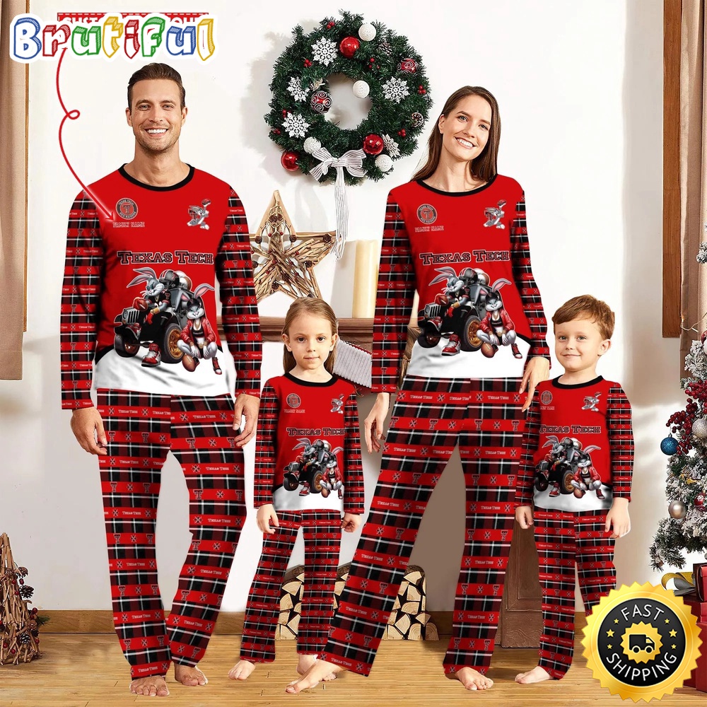 Personalized NCAA Texas Tech Red Raiders Pajamas For Family