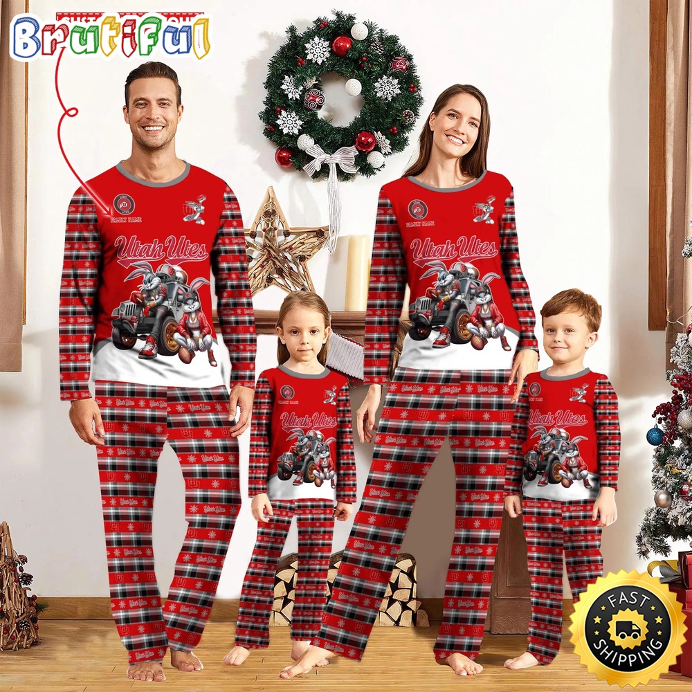 Personalized NCAA Utah Utes Pajamas For Family