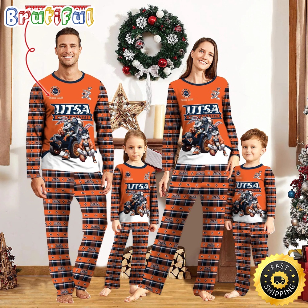 Personalized NCAA UTSA Roadrunners Pajamas For Family