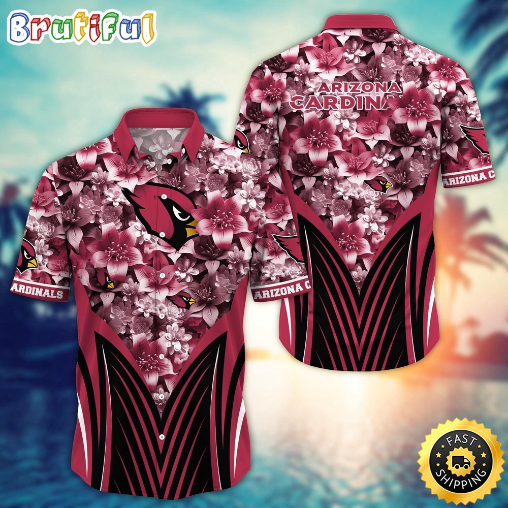 Personalized NFL Arizona Cardinals Hawaiian Shirt Tropical Aloha Shirt