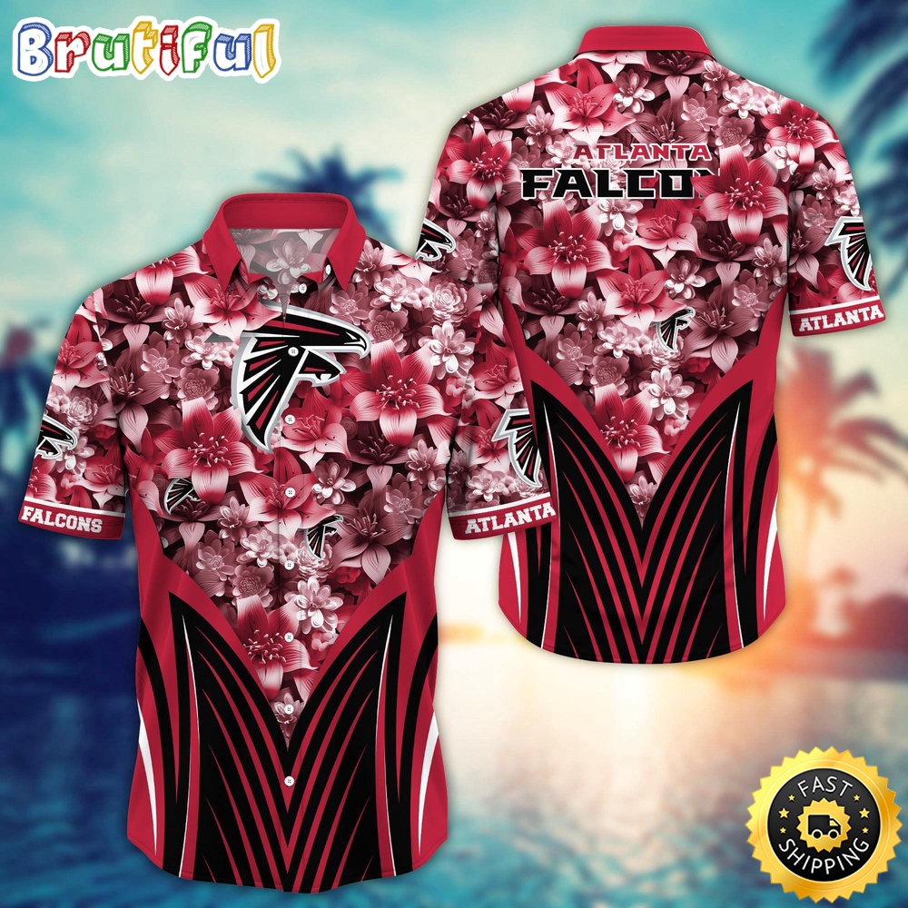 Personalized NFL Atlanta Falcons Hawaiian Shirt Tropical Aloha Shirt