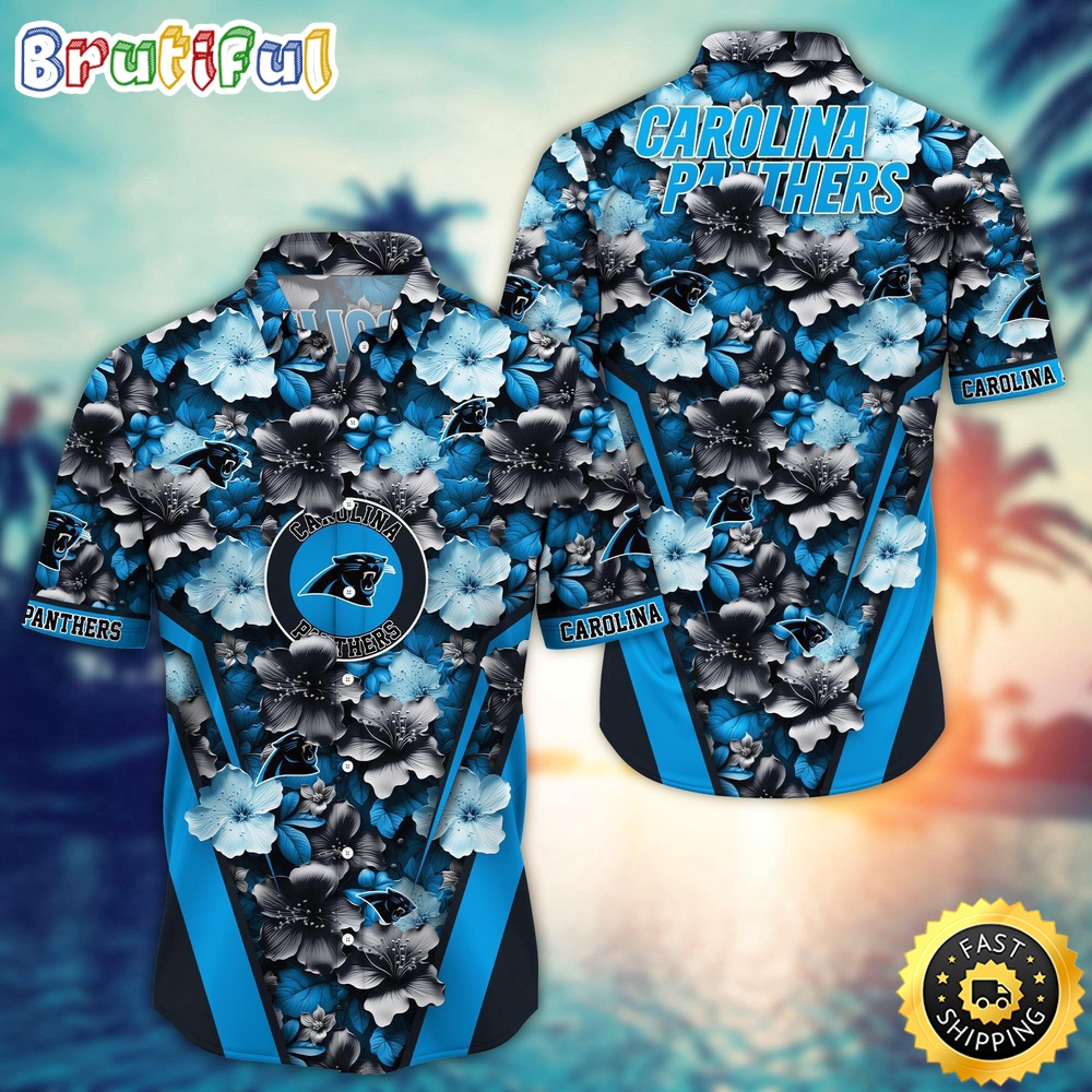 Personalized NFL Carolina Panthers Hawaiian Shirt New Arrivals Trending Aloha Shirt