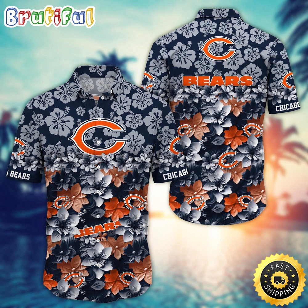 Personalized NFL Chicago Bears Hawaiian Shirt Trending Summer