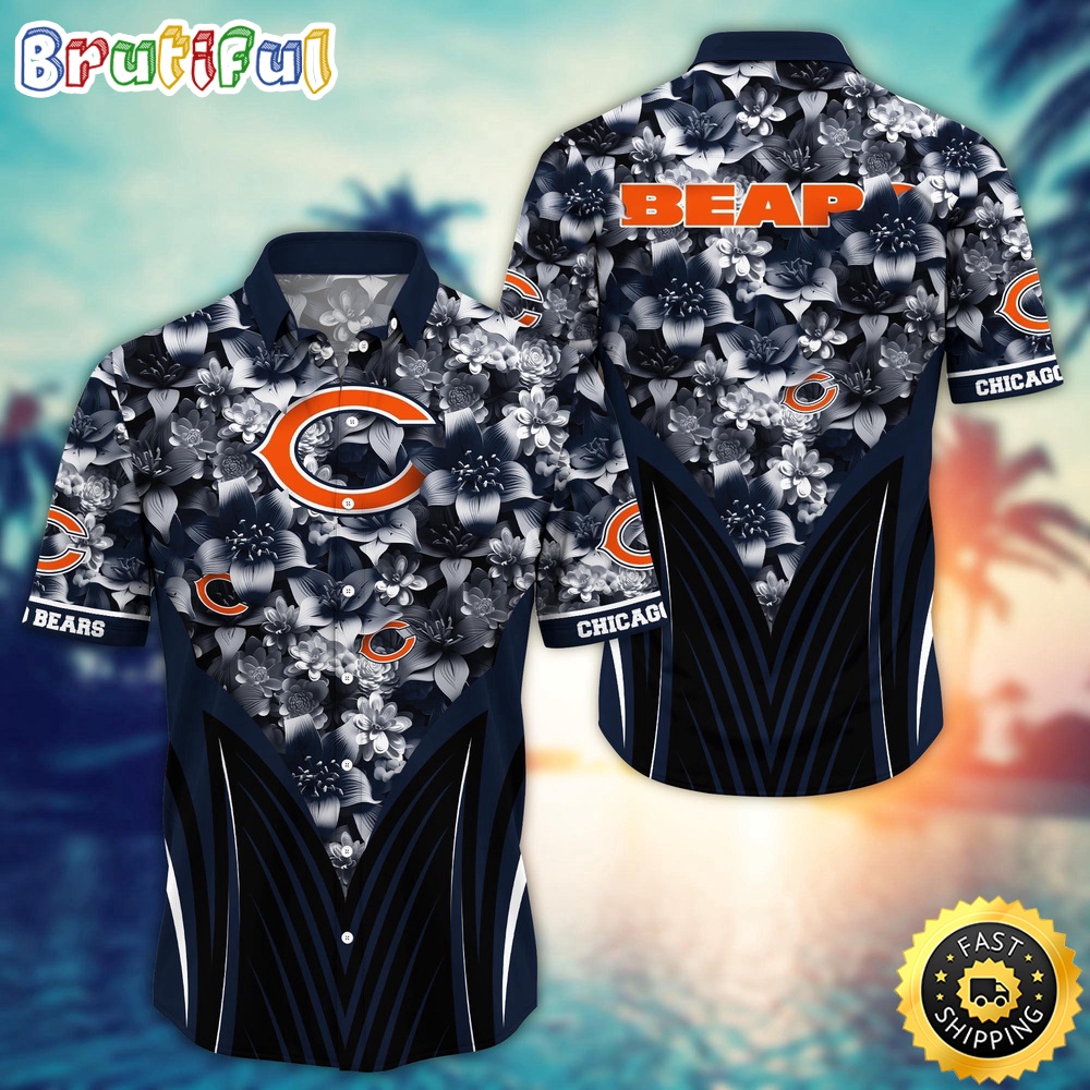 Personalized NFL Chicago Bears Hawaiian Shirt Tropical Aloha Shirt