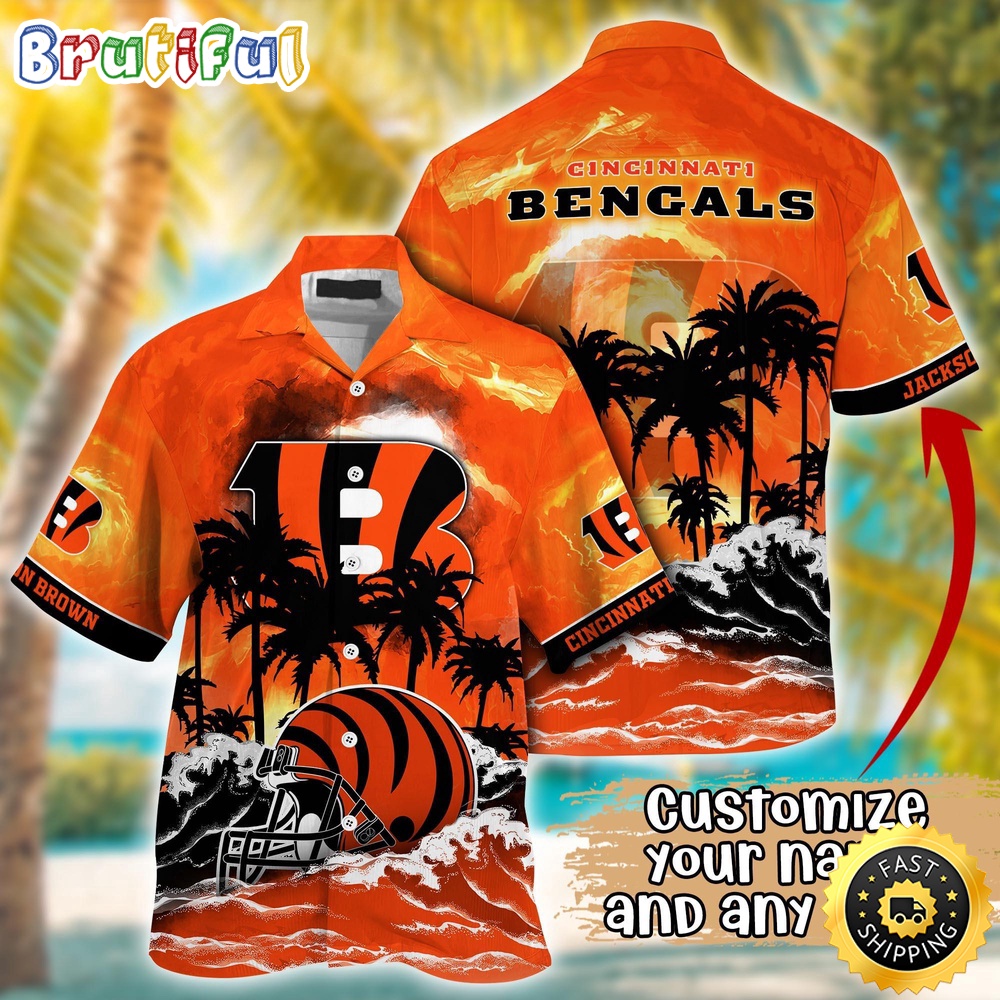 Personalized NFL Cincinnati Bengals Best Hawaiian Shirt Ever Aloha Shirt For Fans