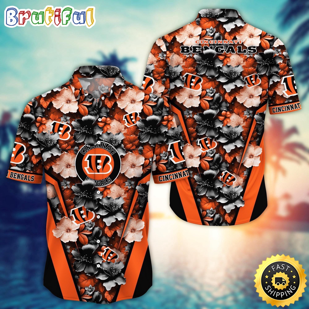 Personalized NFL Cincinnati Bengals Hawaiian Shirt New Arrivals Trending Aloha Shirt