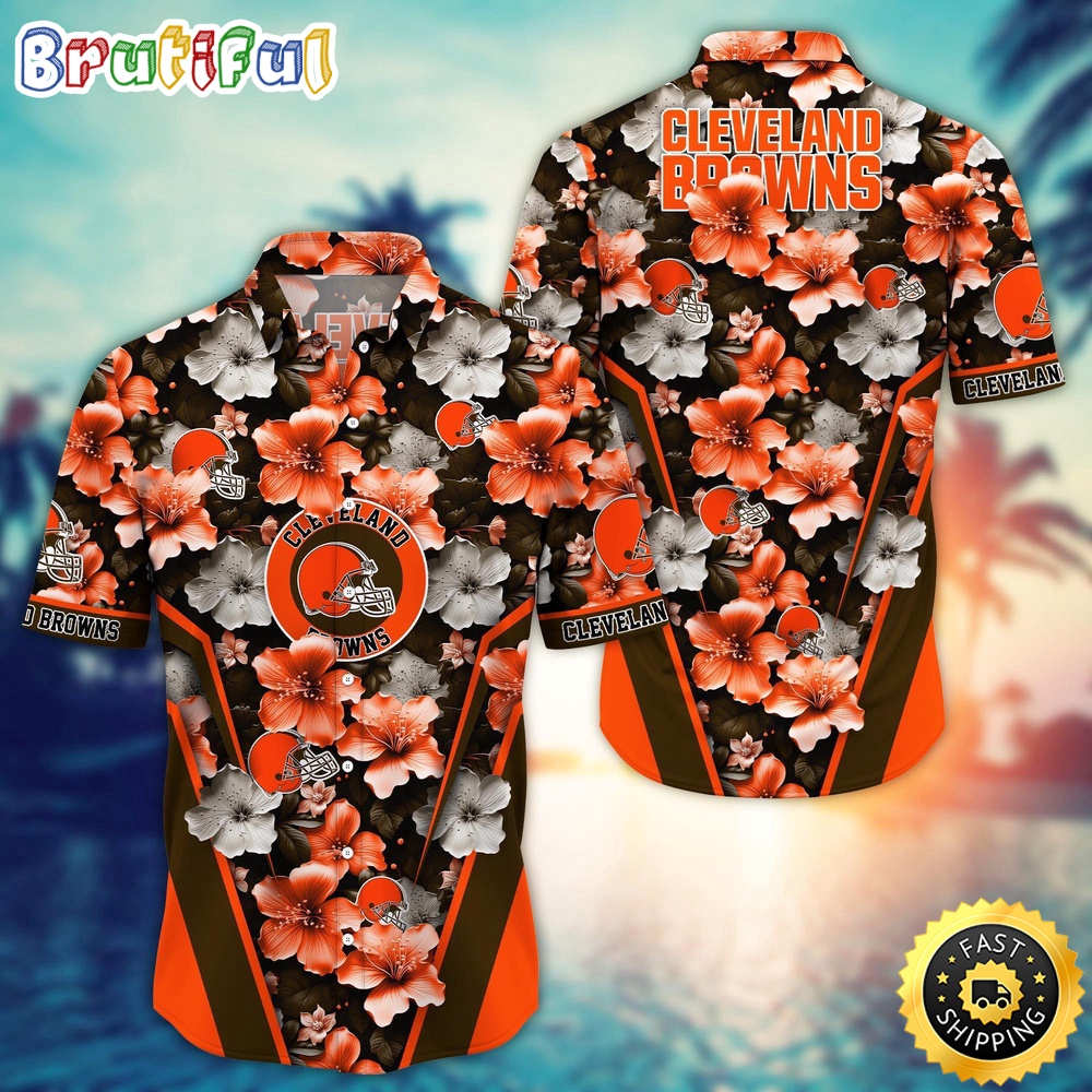 Personalized NFL Cleveland Browns Hawaiian Shirt New Arrivals Trending Aloha Shirt