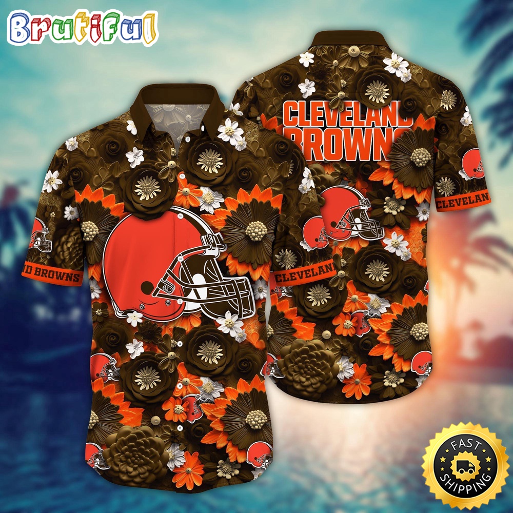 Personalized NFL Cleveland Browns Hawaiian Shirt Trending For This Summer Aloha Shirt