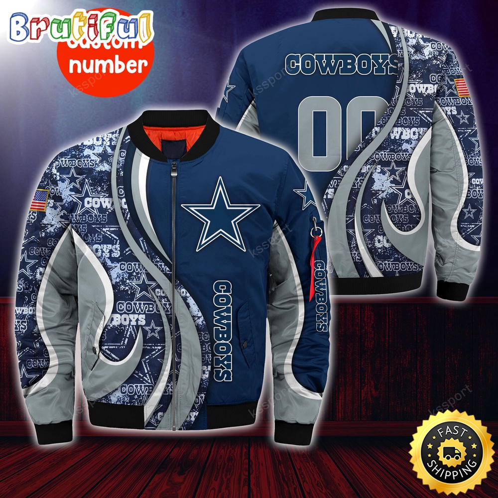 Personalized NFL Dallas Cowboys Bomber Jacket Urban Bomber Fashion