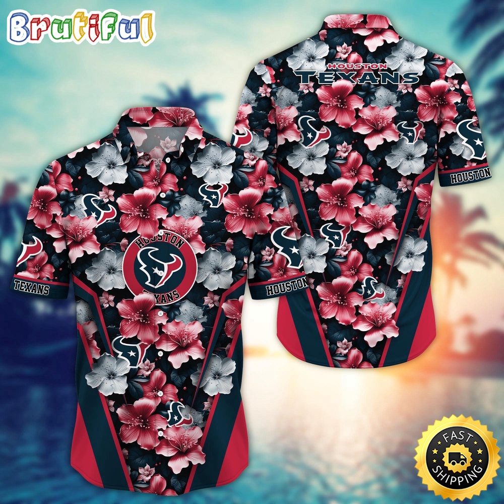 Personalized NFL Houston Texans Hawaiian Shirt New Arrivals Trending Aloha Shirt
