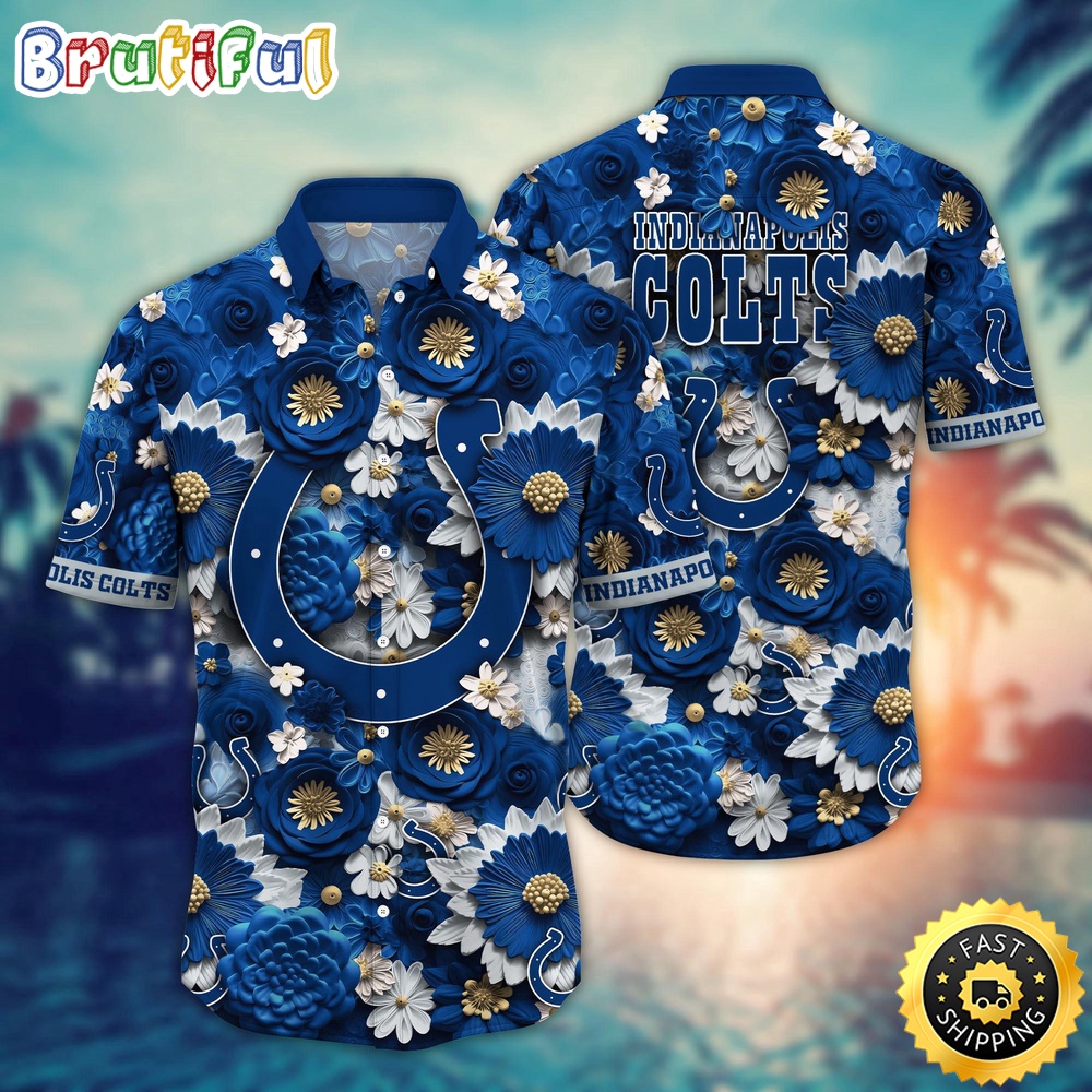 Personalized NFL Indianapolis Colts Hawaiian Shirt Trending For This Summer Aloha Shirt
