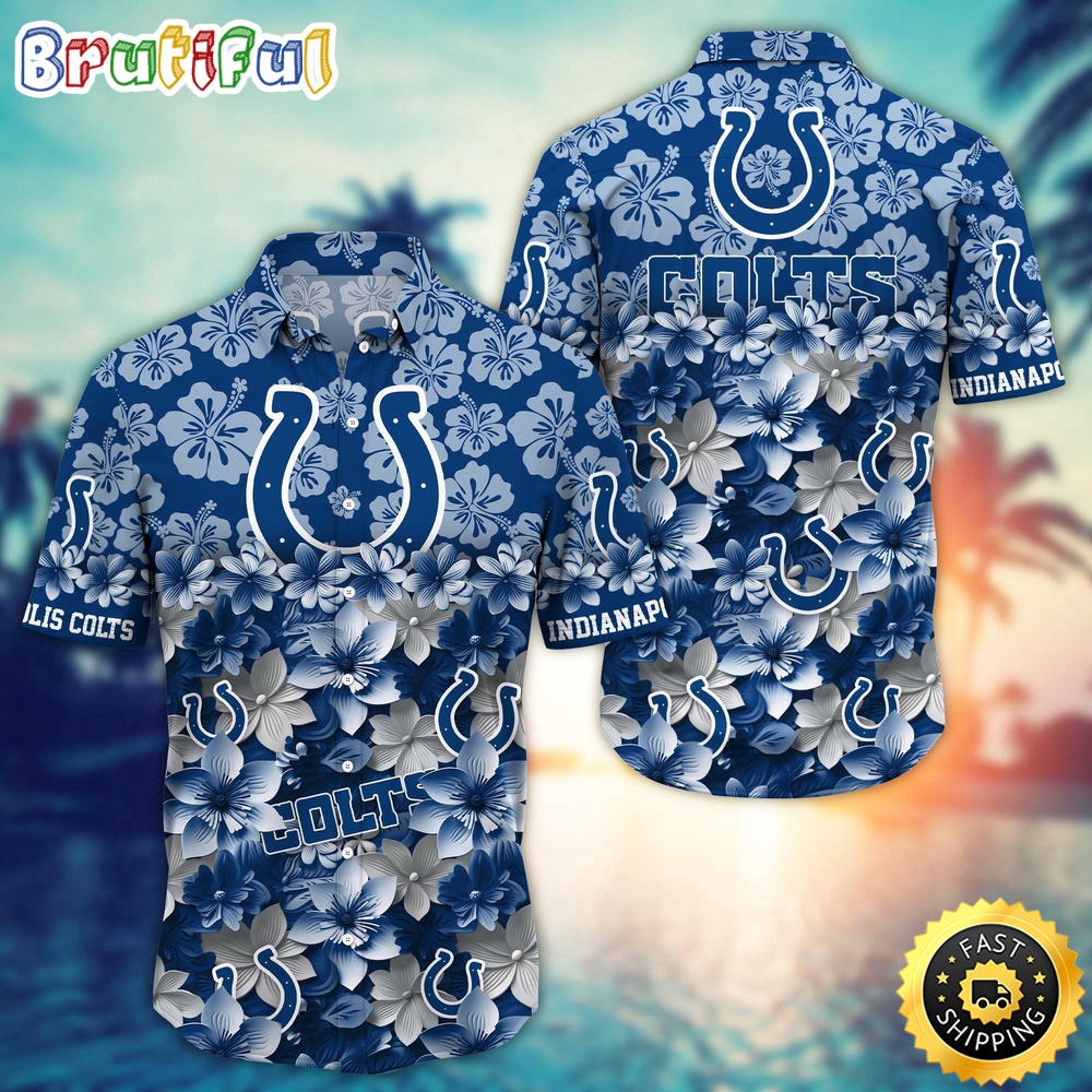 Personalized NFL Indianapolis Colts Hawaiian Shirt Trending Summer