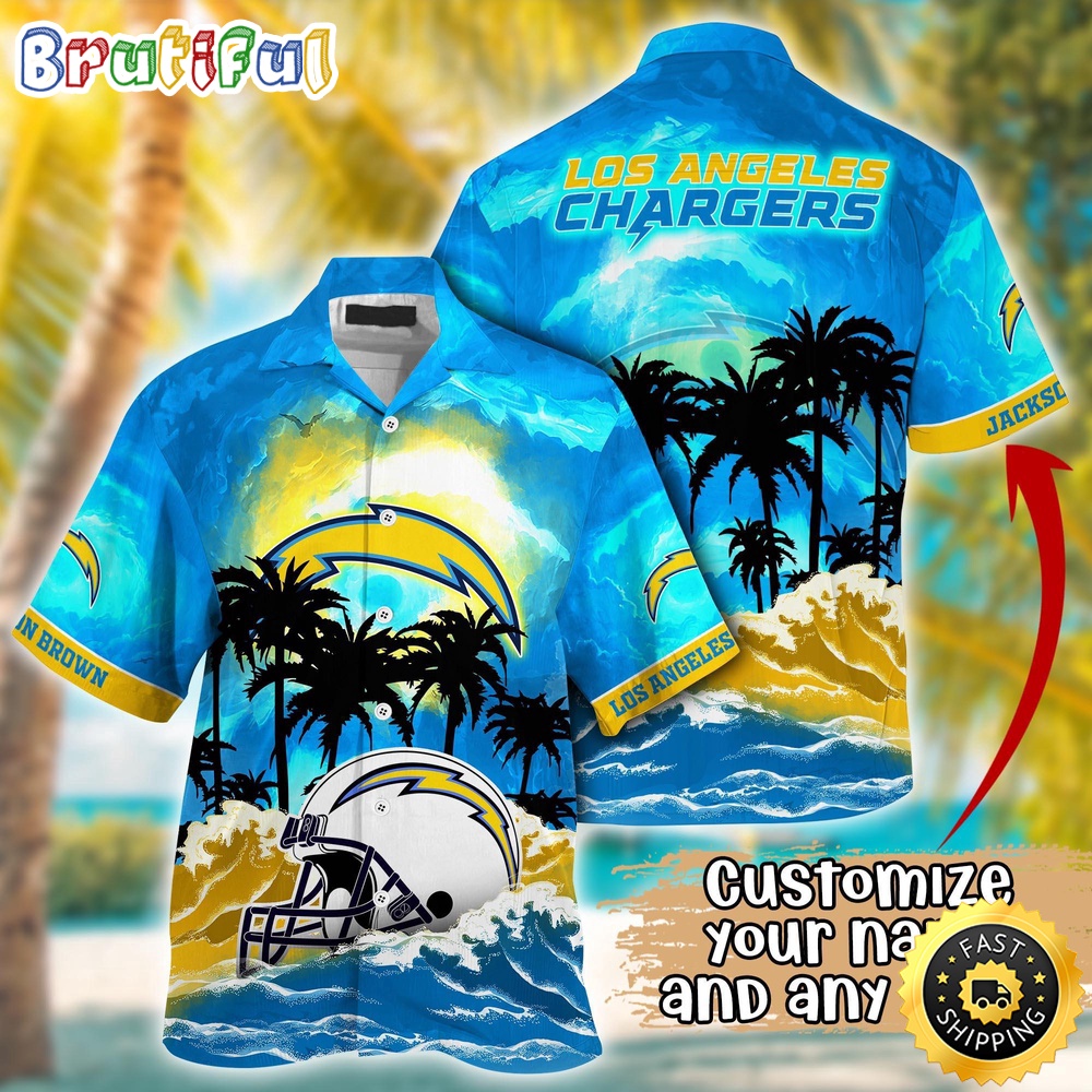 Personalized NFL Los Angeles Chargers Best Hawaiian Shirt Ever Aloha Shirt For Fans