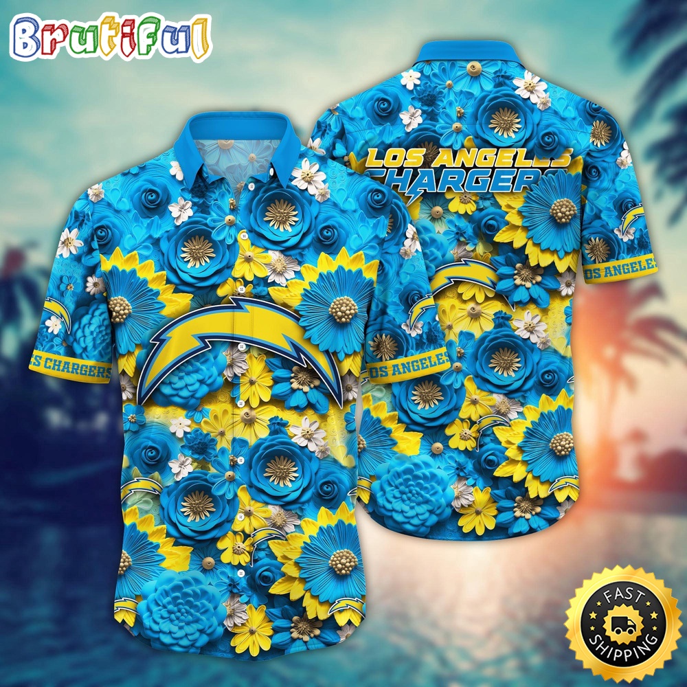 Personalized NFL Los Angeles Chargers Hawaiian Shirt Trending For This Summer Aloha Shirt