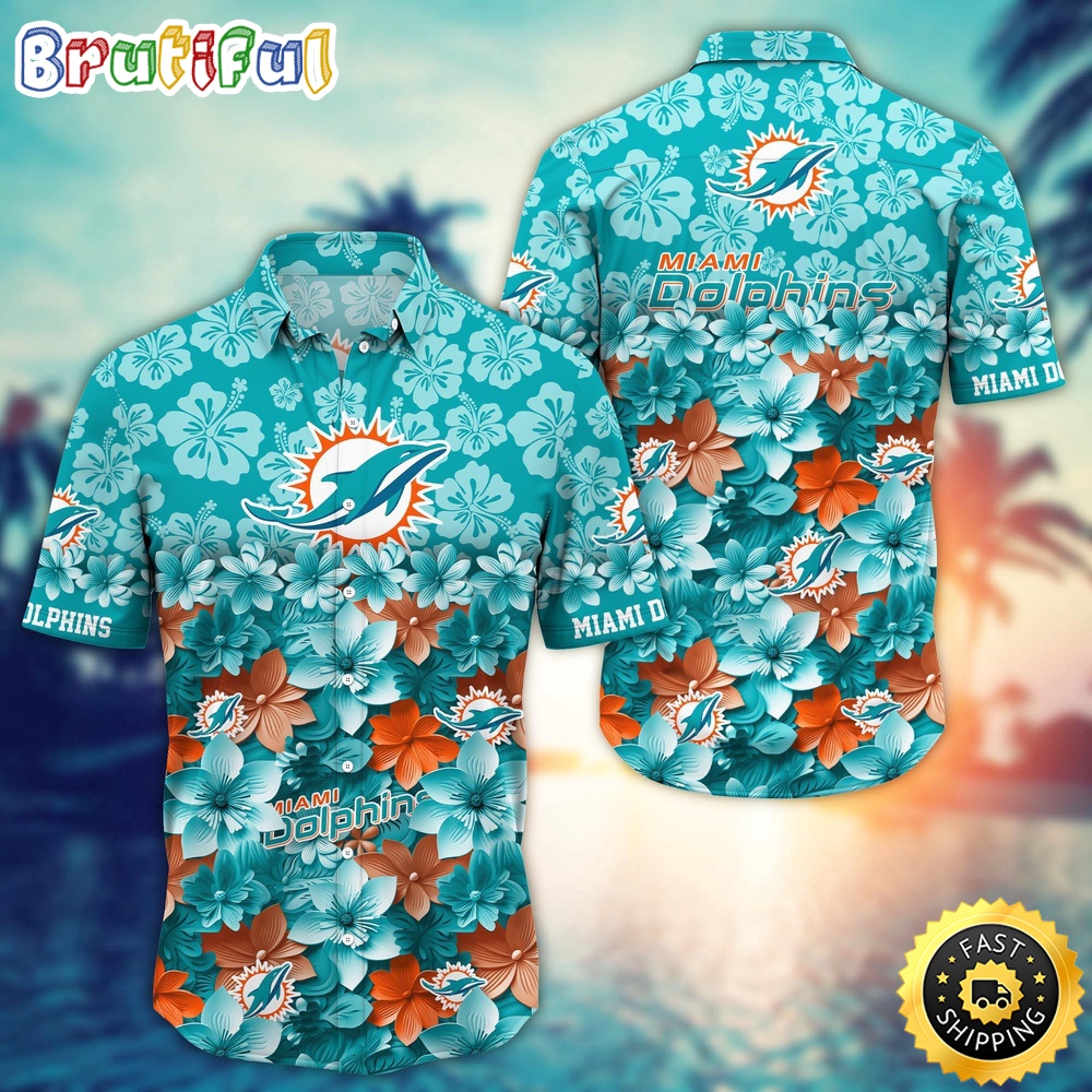 Personalized NFL Miami Dolphins Hawaiian Shirt Trending Summer