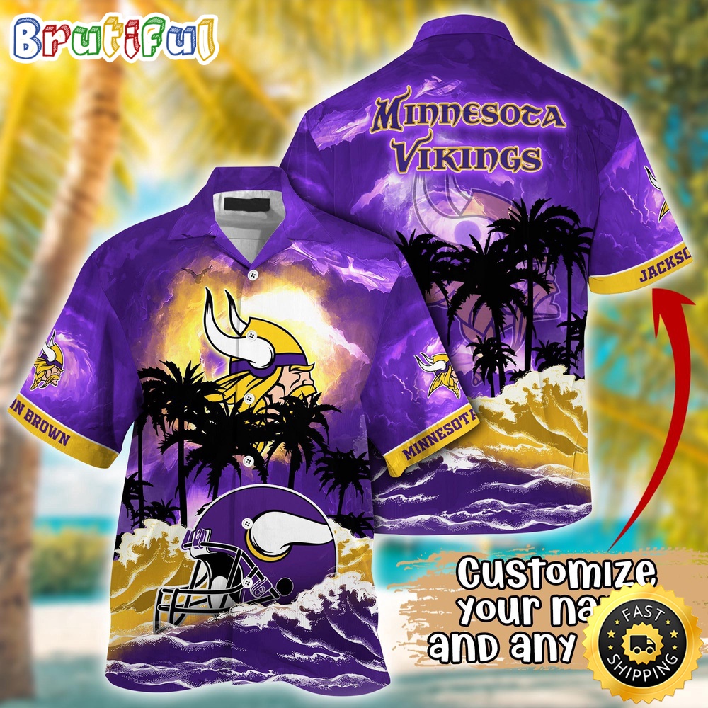 Personalized NFL Minnesota Vikings Best Hawaiian Shirt Ever Aloha Shirt For Fans