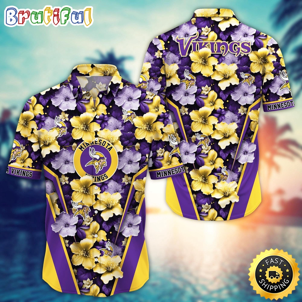 Personalized NFL Minnesota Vikings Hawaiian Shirt New Arrivals Trending Aloha Shirt