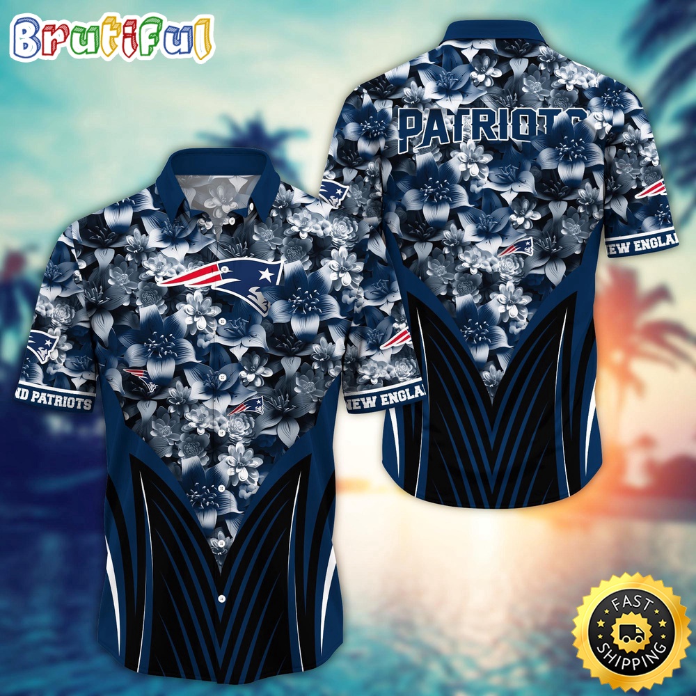 Personalized NFL New England Patriots Hawaiian Shirt Tropical Aloha Shirt