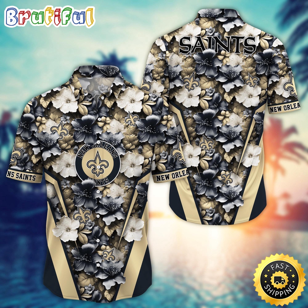 Personalized NFL New Orleans Saints Hawaiian Shirt New Arrivals Trending Aloha Shirt