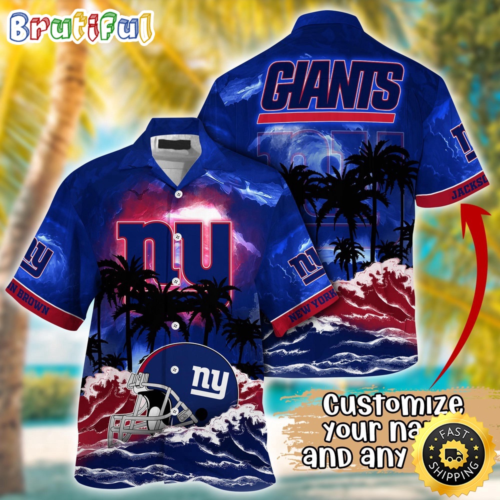 Personalized NFL New York Giants Best Hawaiian Shirt Ever Aloha Shirt For Fans