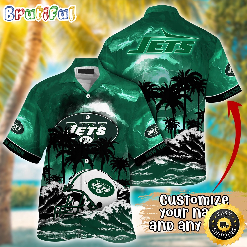 Personalized NFL New York Jets Best Hawaiian Shirt Ever Aloha Shirt For Fans