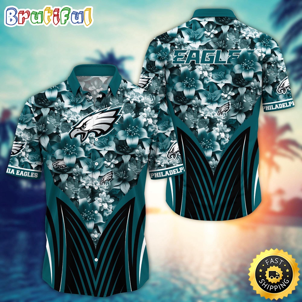 Personalized NFL Philadelphia Eagles Hawaiian Shirt Tropical Aloha Shirt