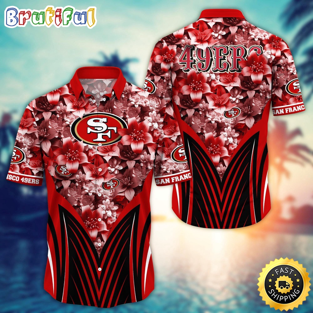Personalized NFL San Francisco 49ers Hawaiian Shirt Tropical Aloha Shirt