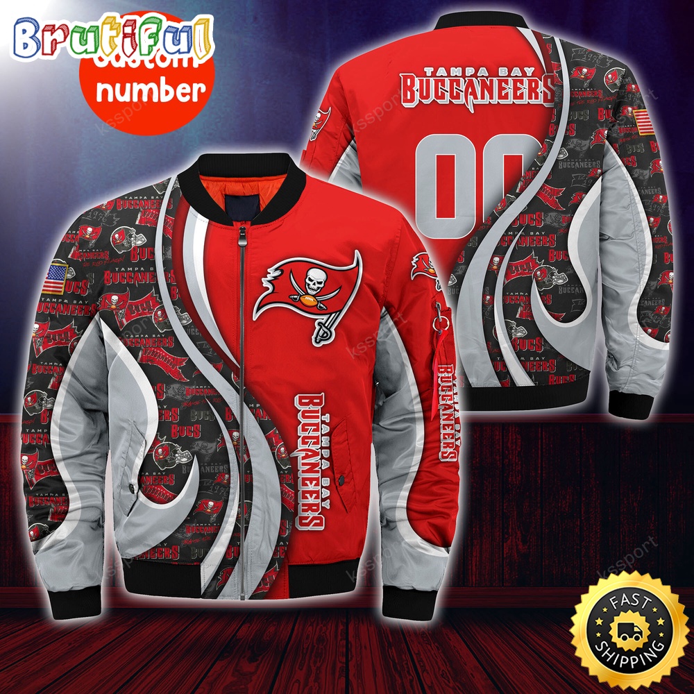 Personalized NFL Tampa Bay Buccaneers Bomber Jacket Urban Bomber Fashion