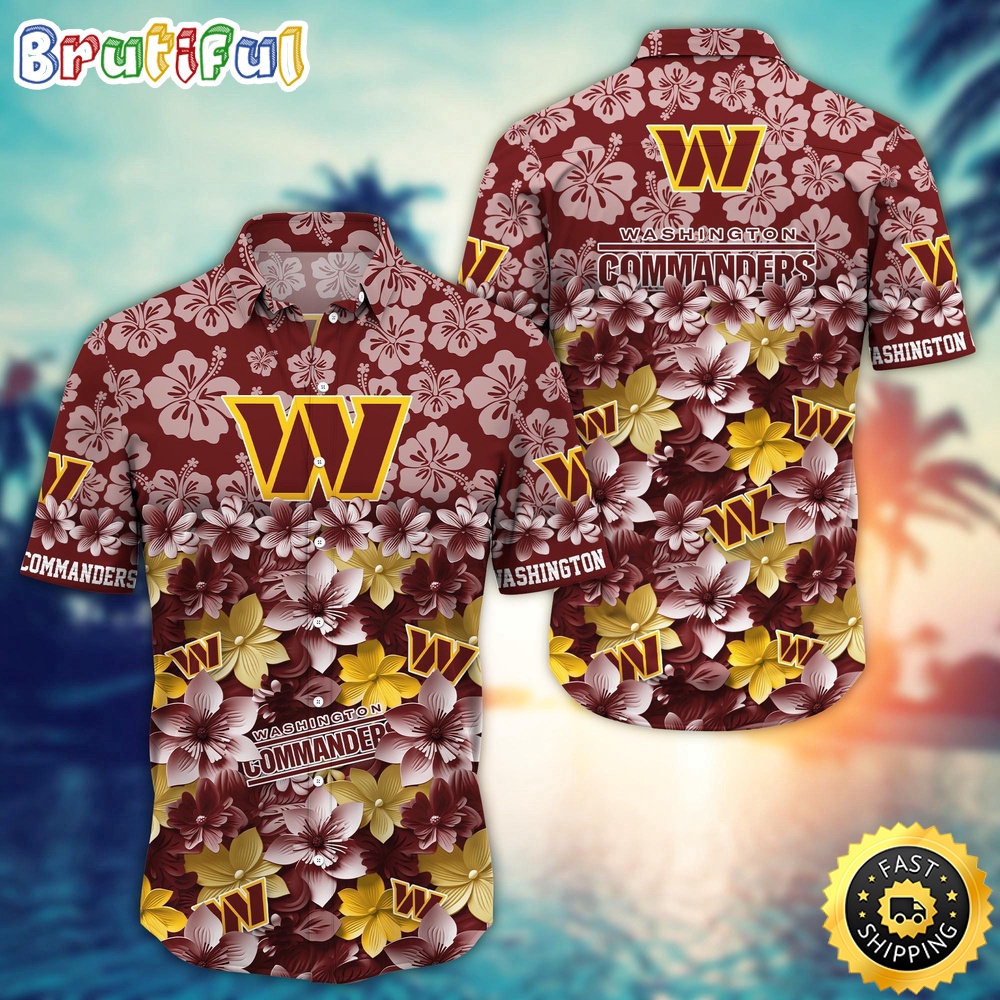 Personalized NFL Washington Commanders Hawaiian Shirt Trending Summer