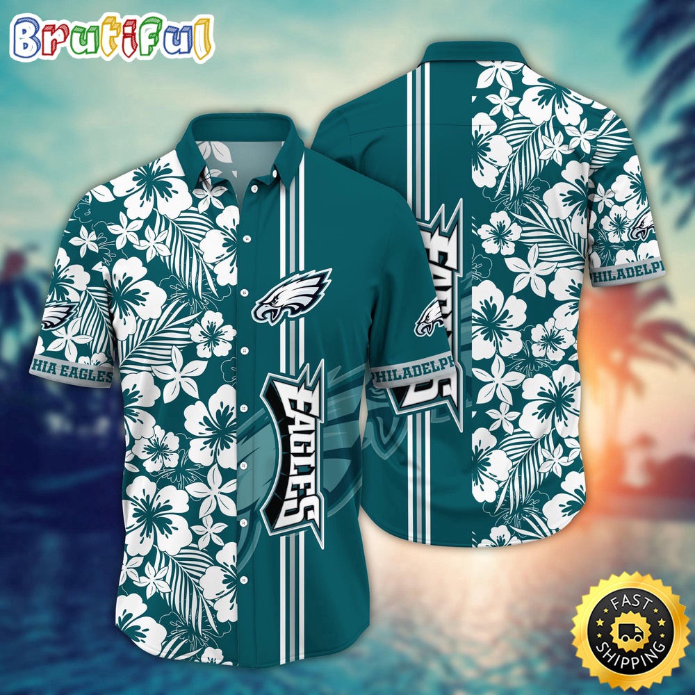 Philadelphia Eagles Hawaii Shirt  Flower Exotic Island Fashion