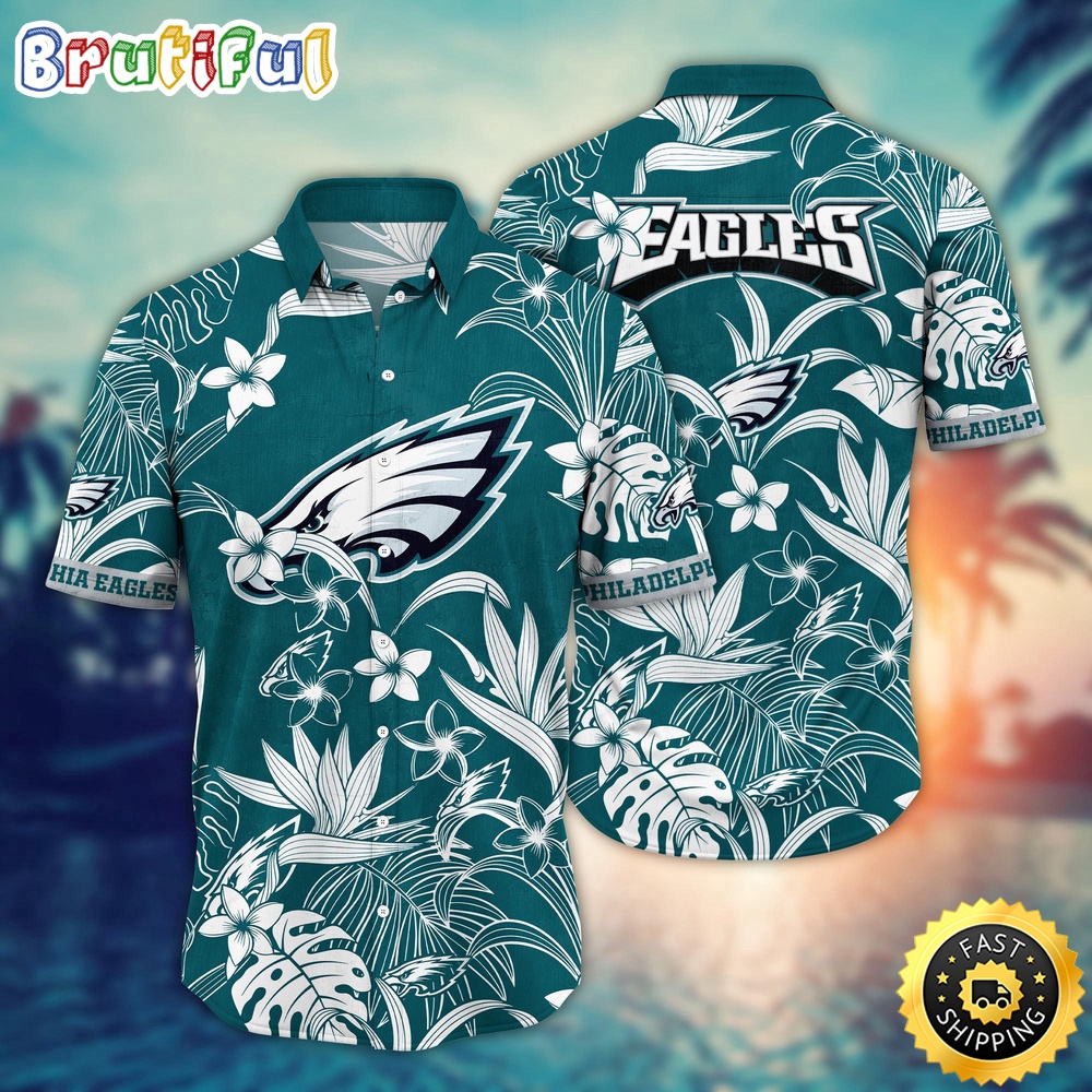 Philadelphia Eagles Hawaii Shirt  Flower Vacation Mood Shirts