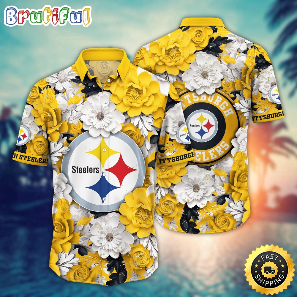 Pittsburgh Steelers Hawaii Shirt Flower Summer Vibes