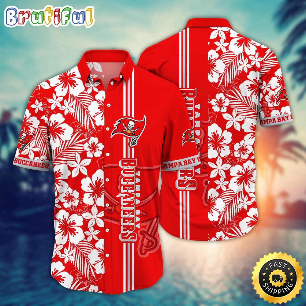 Tampa Bay Buccaneers Hawaii Shirt  Flower Exotic Island Fashion